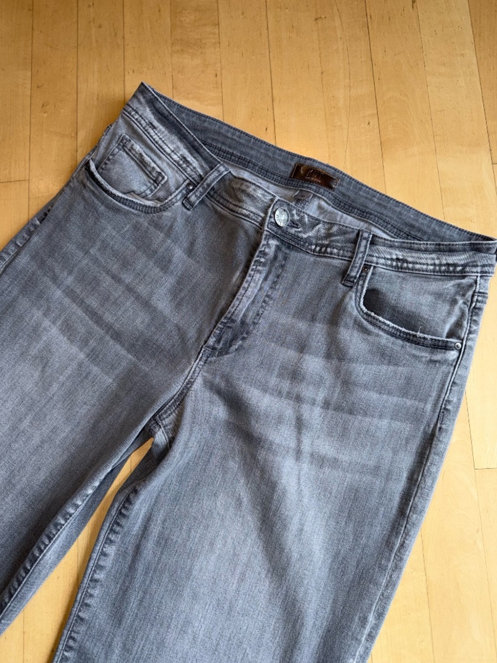 KUT grey Charlotte mid rise jeans, 10, GP1603 - Picture 6 of 7